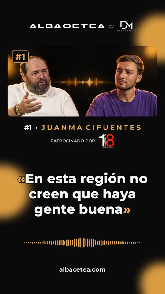 Portada del clip con «Patrocinado por» y el logo de El18